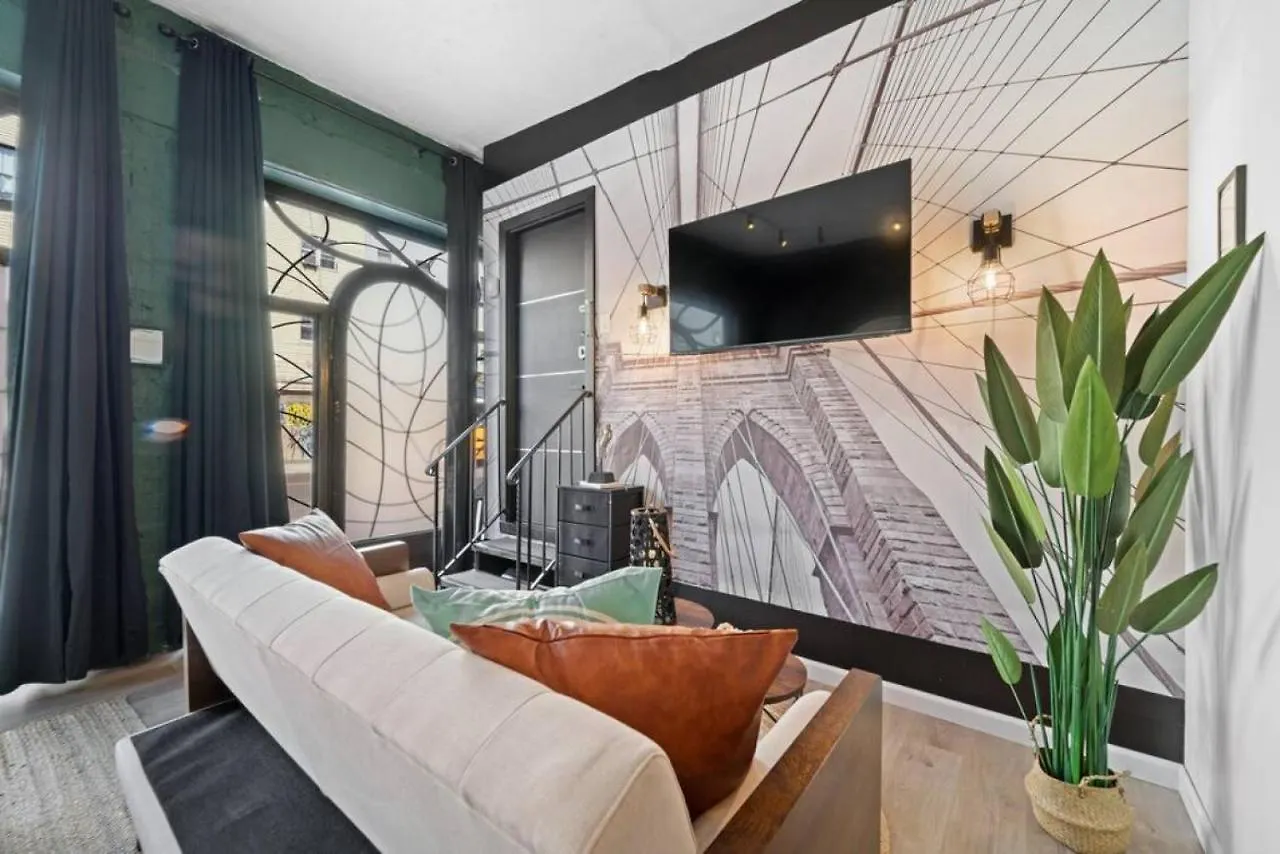 公寓 Tripoli Artisan Lofts - Designer Bushwick Lofts With Rooftop Terrace 美国
